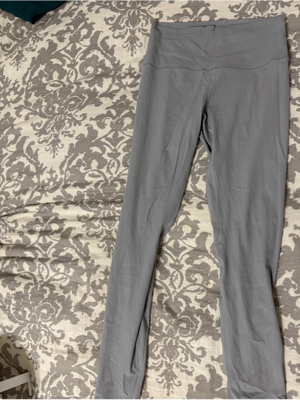lululemon athletica slate blue Ribbed High-Waist Leggings